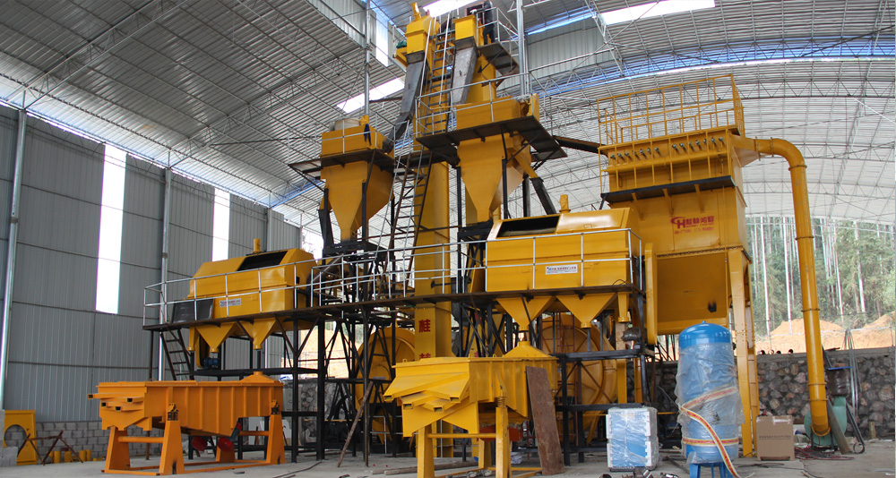 桂林鴻程石英粉300目用石英粉磨粉機(jī)，石英砂球磨機(jī)