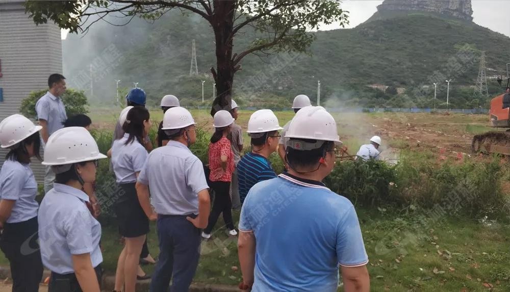 桂林鴻程機電設(shè)備有限公司廠區(qū)2#生產(chǎn)廠房開工大吉！